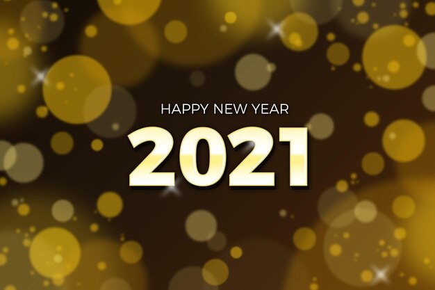Año nuevo borrosa 2021