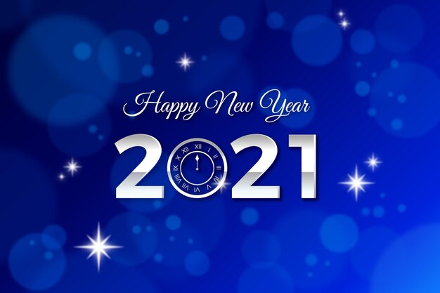 Año nuevo borrosa 2021