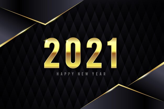 Año nuevo dorado 2021