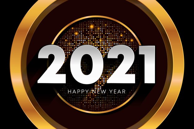 Año nuevo dorado 2021