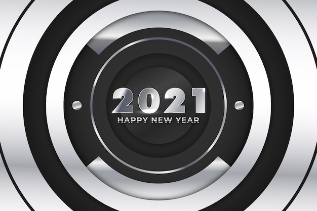 Año nuevo plateado 2021