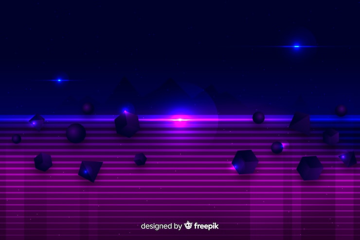 Vector gratuito anos ochenta formas geométricas fondo decorativo