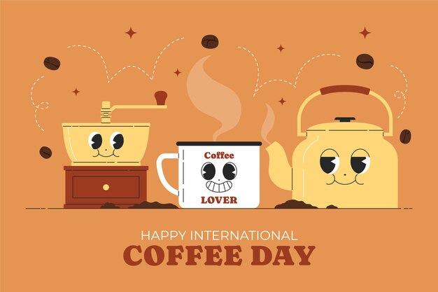 Antecedentes para la celebración del día internacional del café.