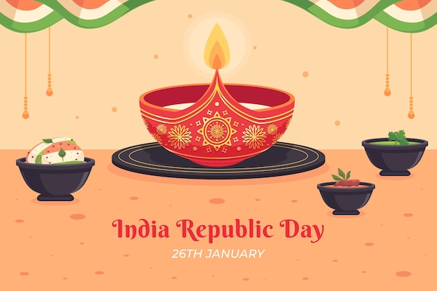 Antecedentes de la celebración del día de la república de la india