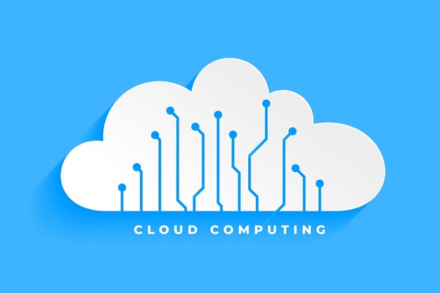 antecedentes comerciales de computación en la nube para el sistema de red web