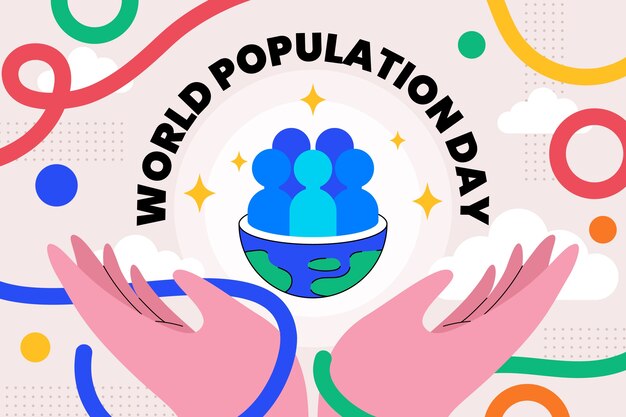 Antecedentes para la concientización del día mundial de la población.