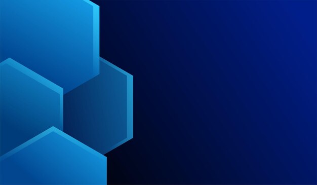 antecedentes hexágono azul resumen degradado moderno
