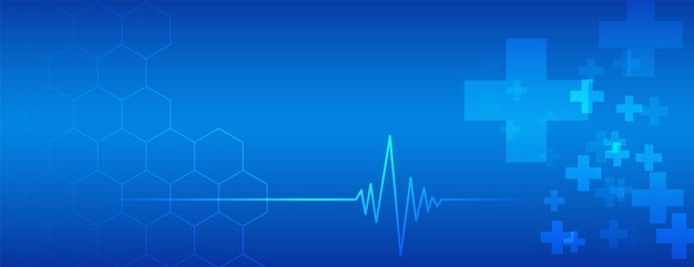 antecedentes de investigación médica y de salud digital con línea de latidos cardíacos
