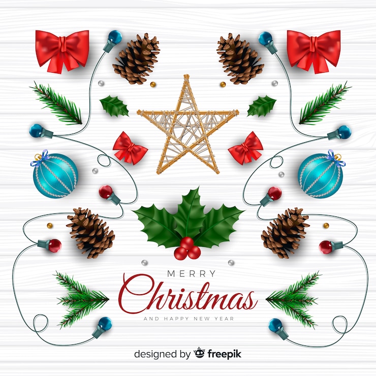 Vector gratuito antecedentes de la navidad