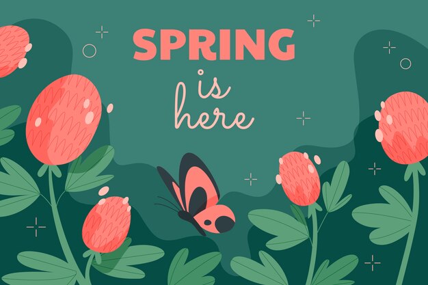 Antecedentes de primavera plana
