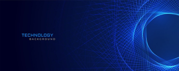 antecedentes tecnológicos de las líneas azules abstractas