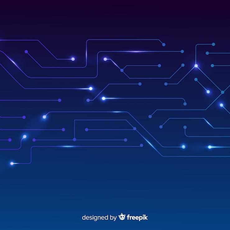Vector gratuito antecedentes tecnológicos