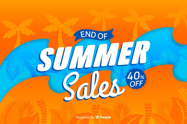 Antecedentes de las ventas de fin de verano