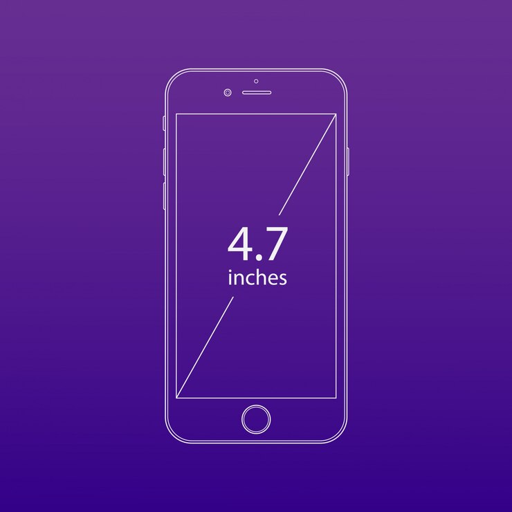Vector gratuito anuncio de teléfono móvil