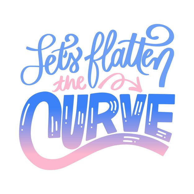Aplanemos las letras de la curva.