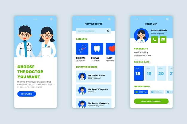 Aplicación de reserva médica