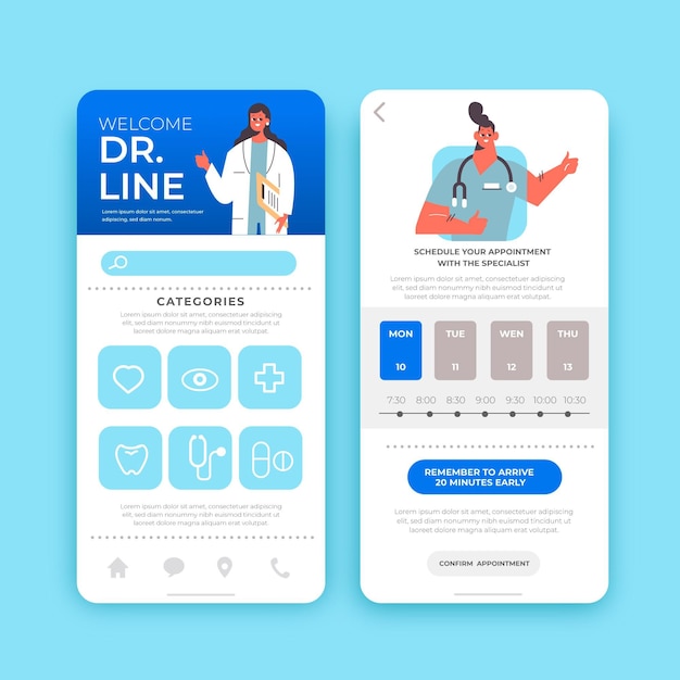 Aplicación de reserva médica