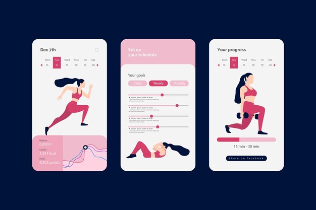 Aplicación de seguimiento de entrenamiento