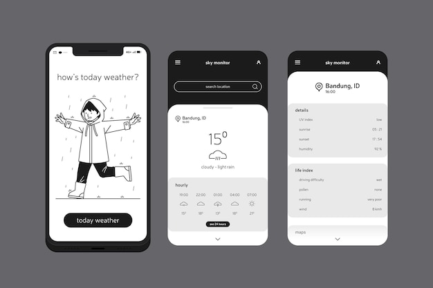 Aplicación para teléfono móvil Weather