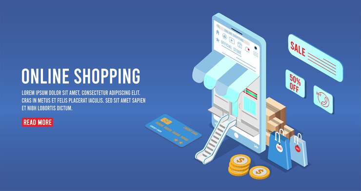 Vector gratuito aplicación para teléfonos inteligentes pagos móviles y de computadora transacción en línea proceso de compras en línea en el teléfono inteligente diseño isométrico de ilustración de dibujos animados de vecter