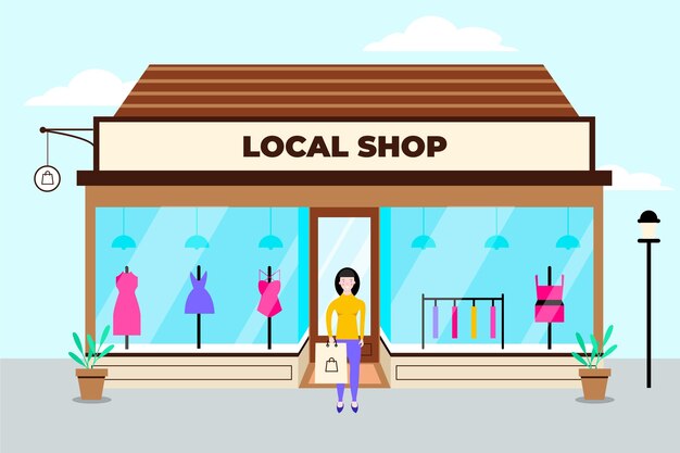 Apoye el concepto de negocio local