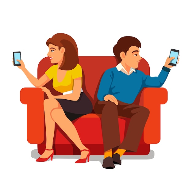 Apoyo de smartphone relación familiar