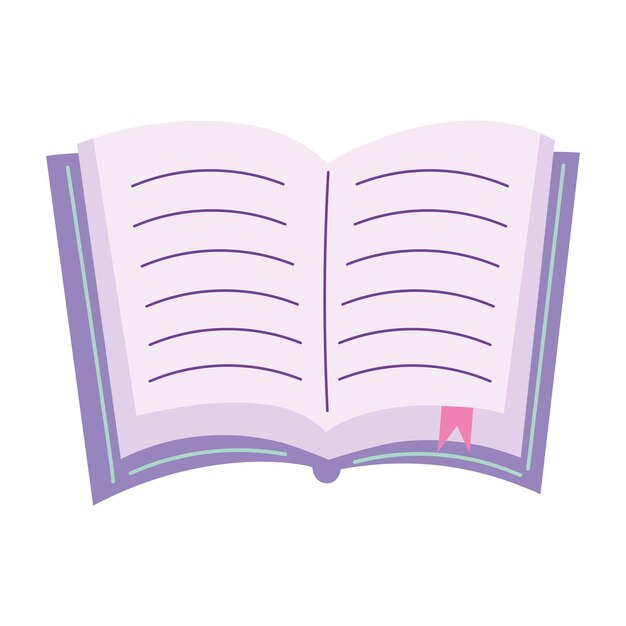 Aprender a través de la educación literaria icono aislado