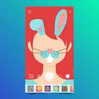 Vector gratuito ar filtro de instagram