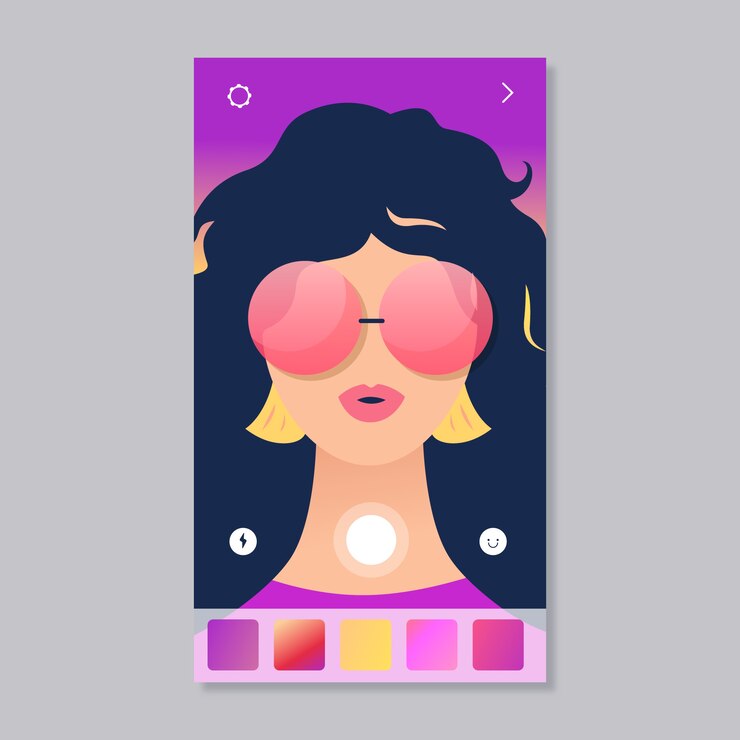Vector gratuito ar filtro de instagram