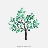 Vector gratuito Árbol del dinero