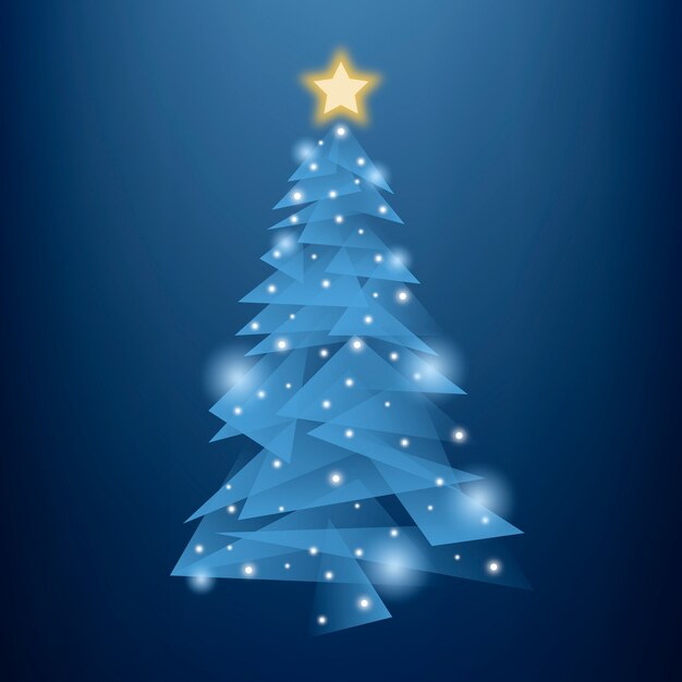 Árbol de Navidad abstracto
