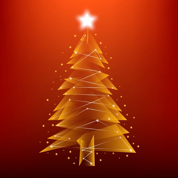 Árbol de navidad abstracto