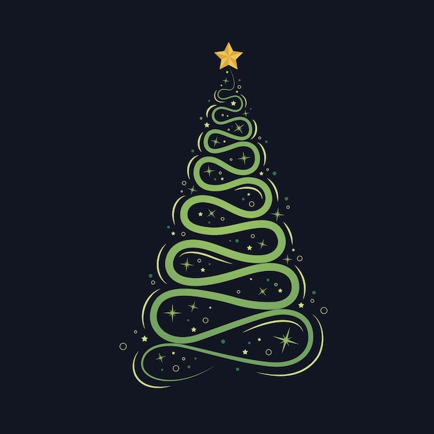 Árbol de Navidad abstracto