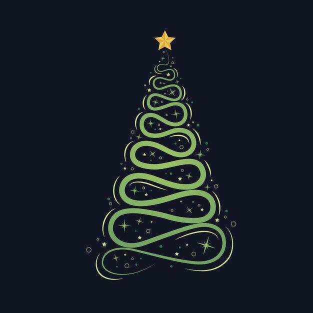 Árbol de Navidad abstracto