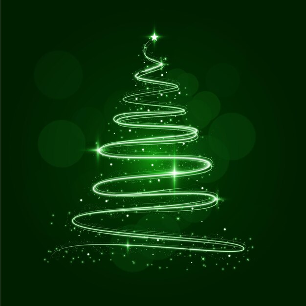 Árbol de navidad abstracto