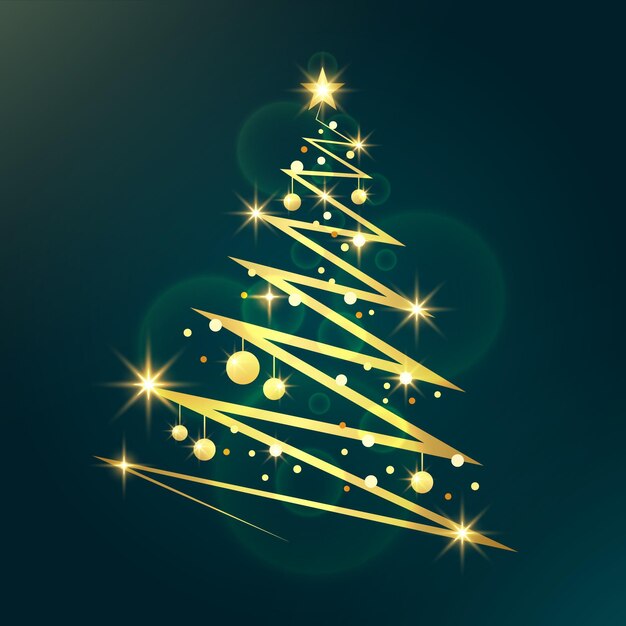 árbol de Navidad abstracto