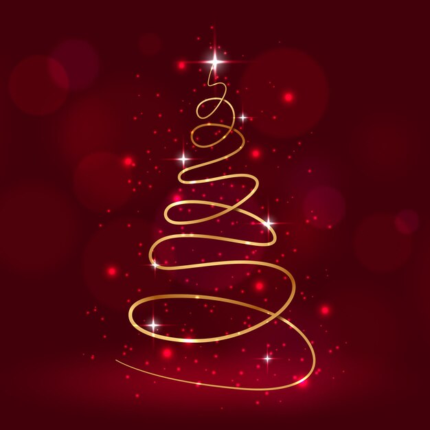 Árbol de navidad abstracto