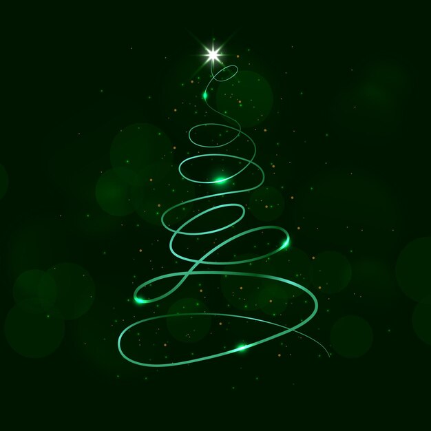Árbol de navidad abstracto
