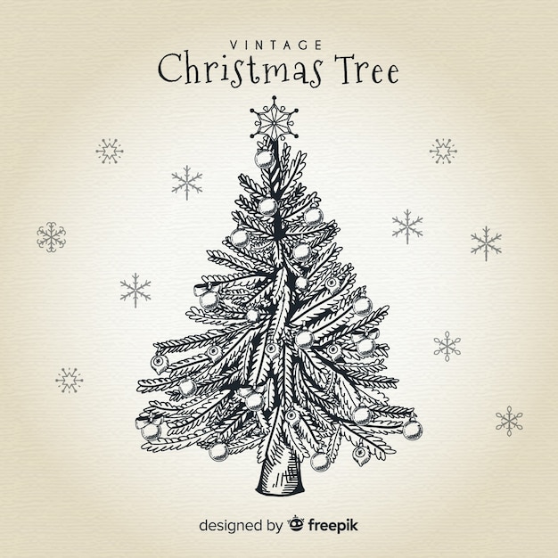 Árbol de Navidad de época