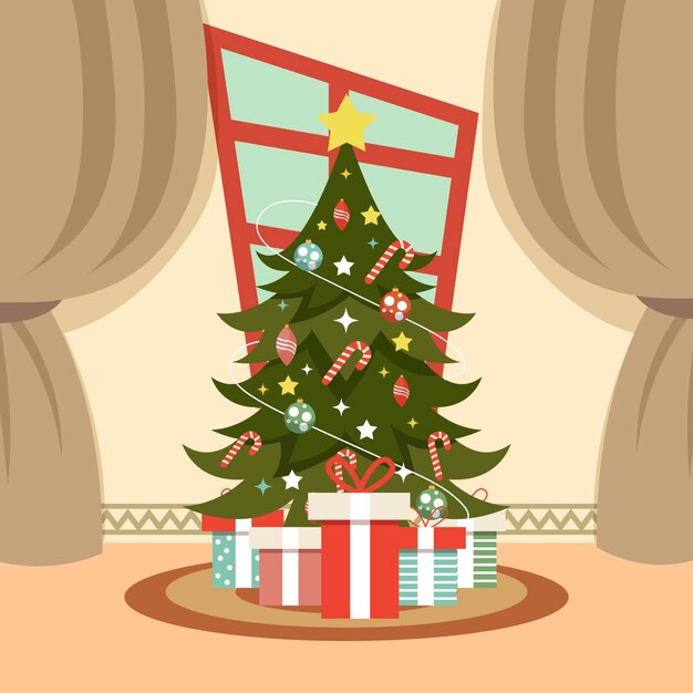 Árbol de Navidad de época