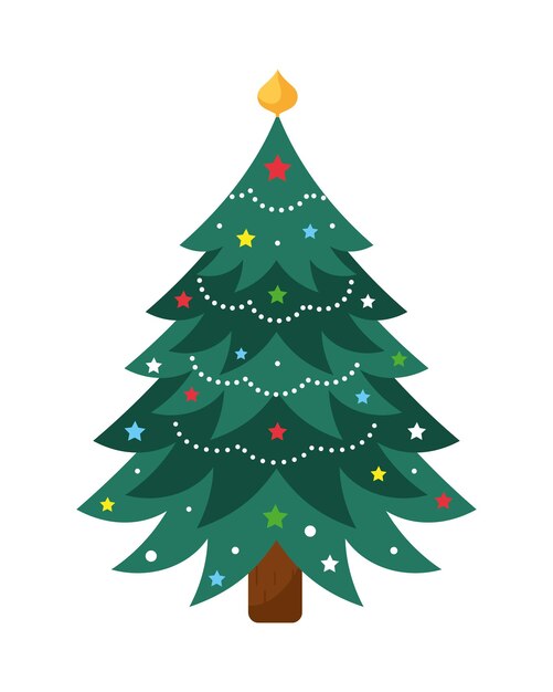 árbol de navidad estrella brillante
