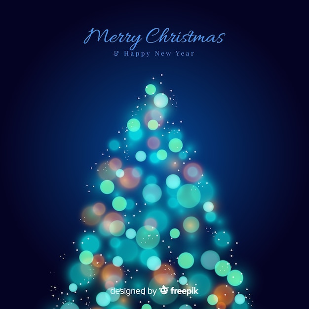árbol de navidad de luces