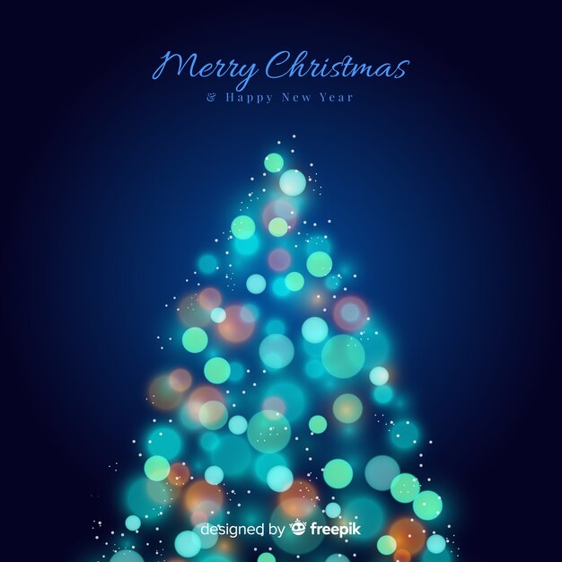 árbol de navidad de luces