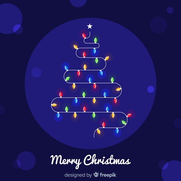 Árbol de navidad de luces