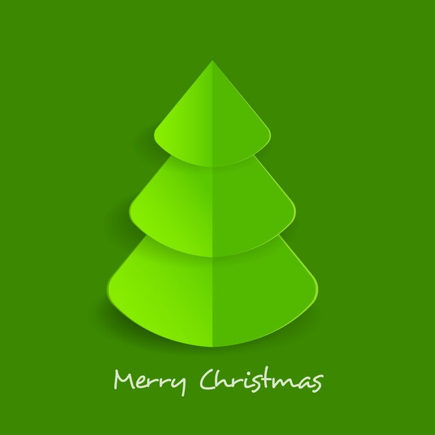 Árbol de navidad en papel