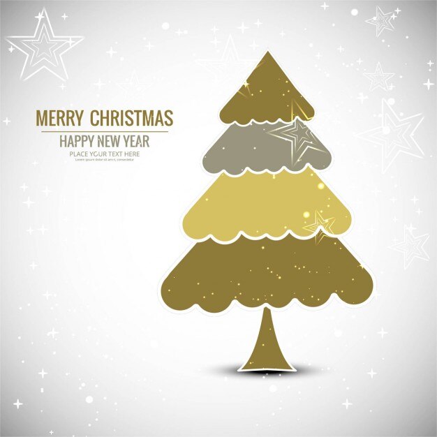 árbol de navidad verde, fondo gris
