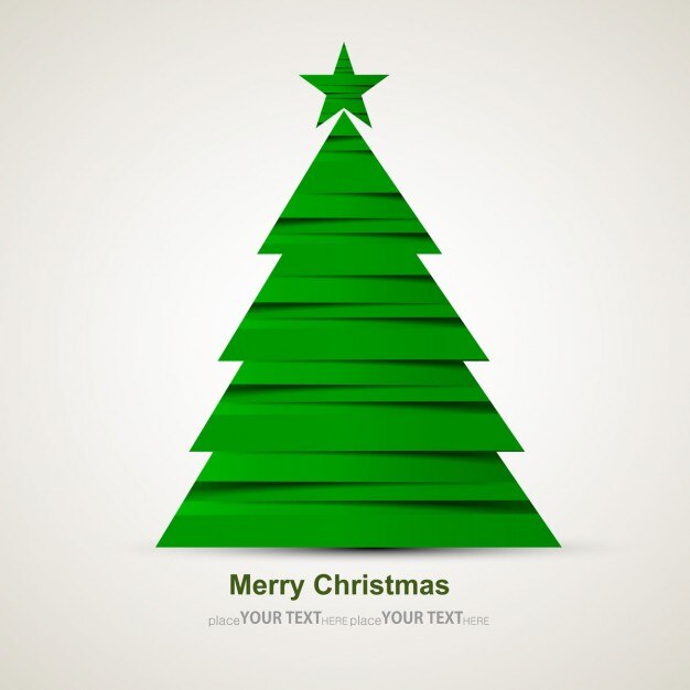 Árbol de Navidad verde moderno