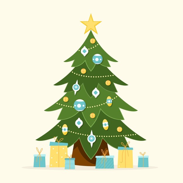 Arbol de navidad vintage