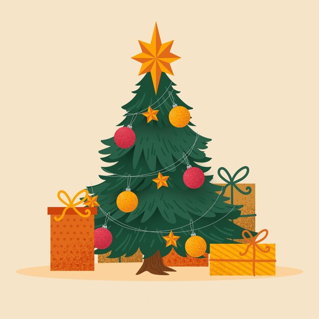 Arbol de navidad vintage