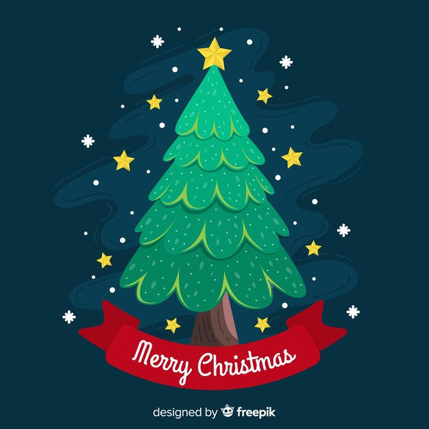 Vector gratuito Árbol de navidad